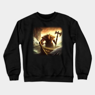 Viking warrior going to war Crewneck Sweatshirt